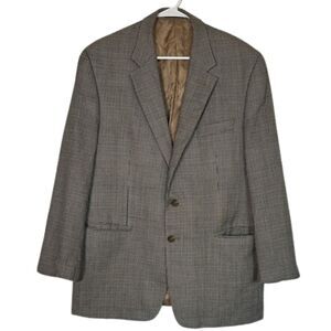 Lauren Ralph Lauren Wool Herringbone Blazer Mens 44 R Professional Sport Coat